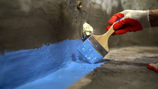 Commercial Basement Waterproofing project at a Tustin, MI business property by SJ Waterproofing Pros